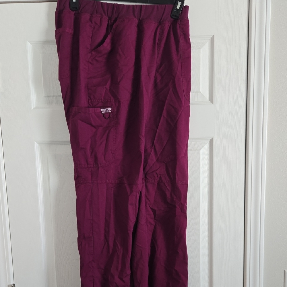 Burgundy Cargo Pants